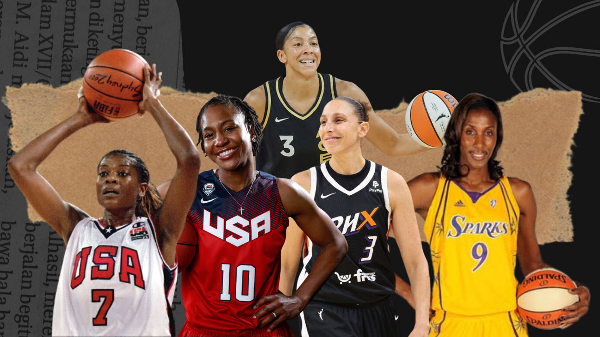 Greatest of All Time: 5 former and active WNBA legends - COMPLIMENT